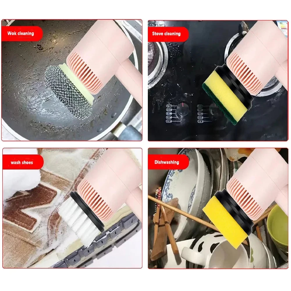 USB Rechargeable Electric Cleaning Scrubber